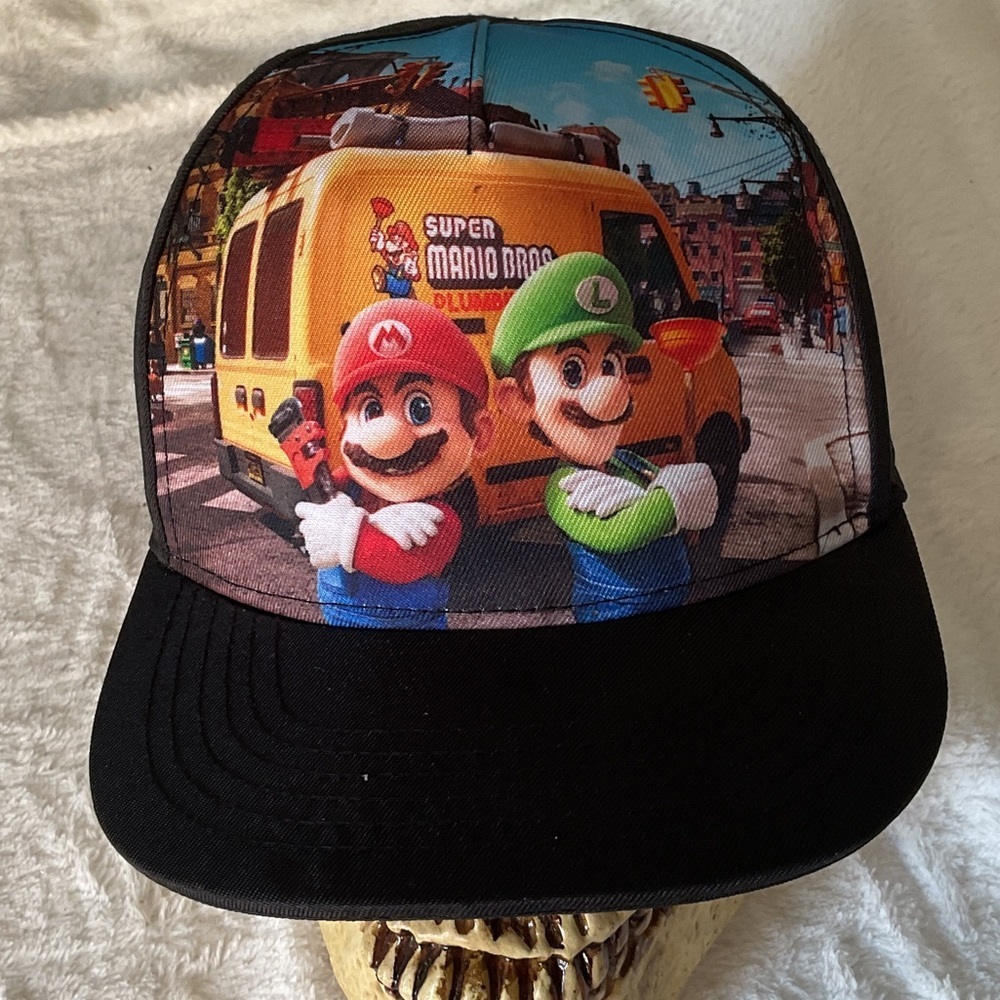 H&M Super Mario Bros Kids Cap - Black and Multicolor